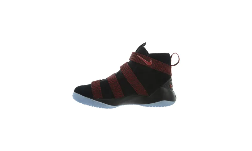Nike Basketball Lebron Soldier Xi Little Kids Style 'Black Black-Team Red'
