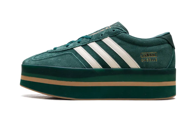 Adidas Gazelle Gazelle Stack WMNS 'Collegiate Green Cream White'