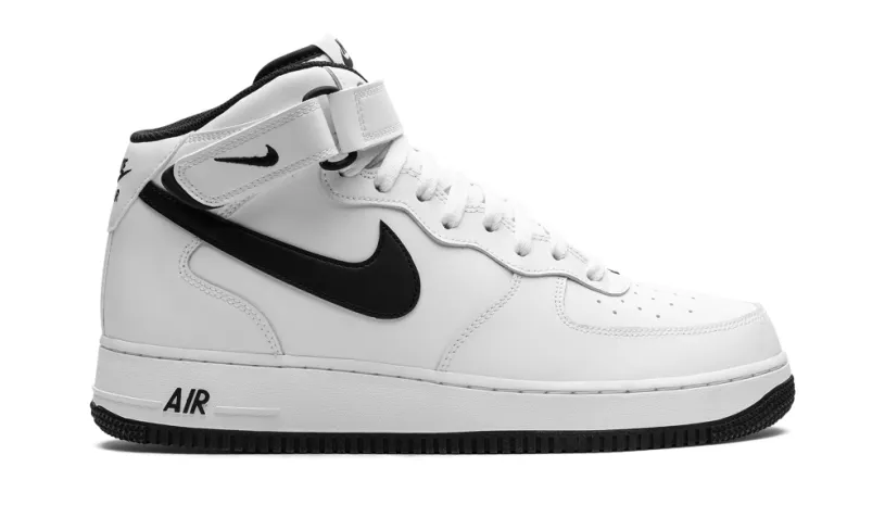 Nike Lifestyle Air Force 1 Mid 'White Black' 