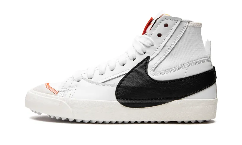 Nike Lifestyle BLAZER MID 77 JUMBO MNS WMNS 'White Black Sail' 