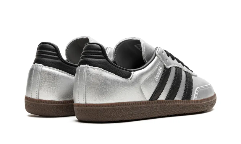 Adidas Samba Samba OG WMNS 'Silver Metallic Black Gum' 