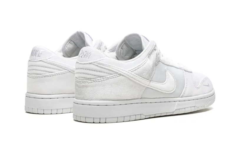 Nike Dunk Dunk Low 'Dove Street Market Triple White Velvet' 