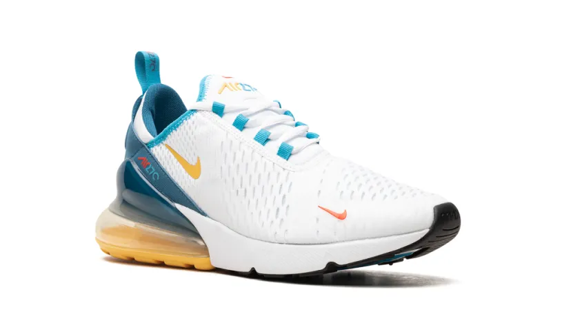 Nike Air Max Air Max 270 'White Industrial Blue Citron Pulse' 