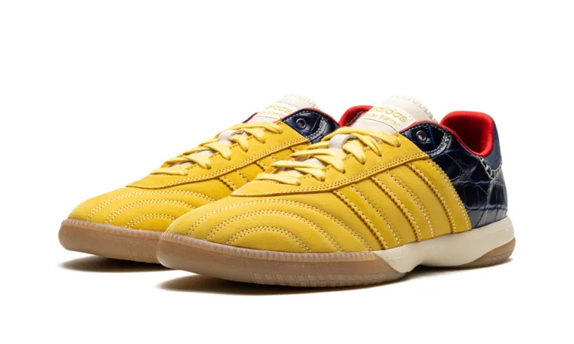 Adidas Samba Samba Millenium 'Wales Bonner - Fade Gold / Navy Croc'