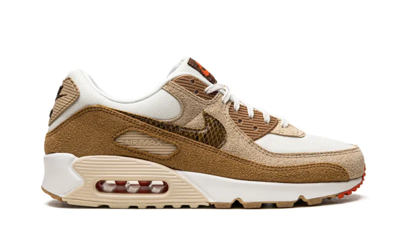 Nike Air Max AIR MAX 90 WMNS 'Pale Ivory Snakeskin Swoosh' 