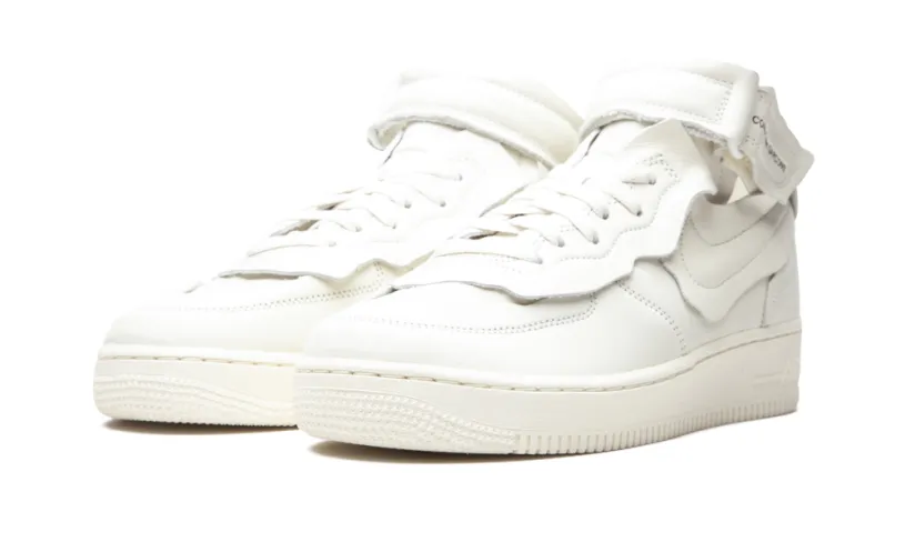 Nike Lifestyle Air Force 1 Mid 'Comme des Garcons White'