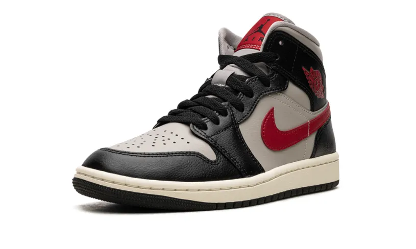 Air Jordan 1 AIR JORDAN 1 MID WMNS 'Black   Gym Red   College Grey' 