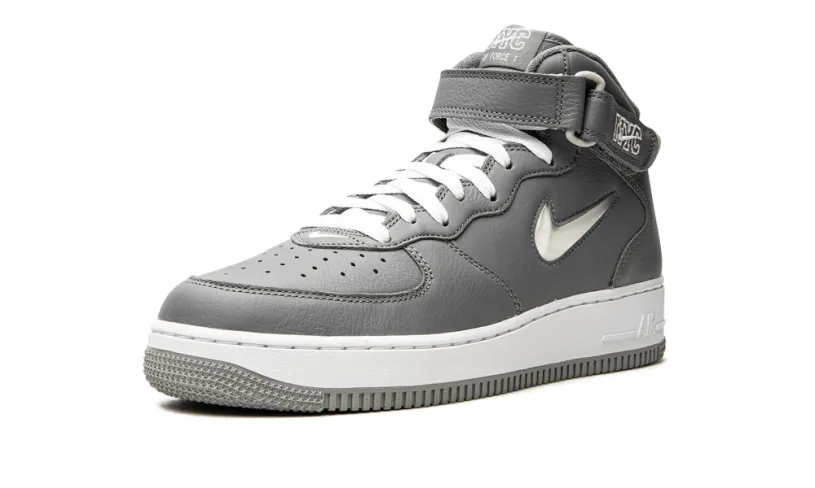 Nike Lifestyle Air Force 1 Mid QS 'Jewel NYC Cool Grey' 