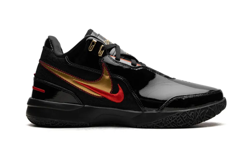 Nike Basketball Zoom LeBron NXXT Gen AMPD 'Black University Red Gold' 