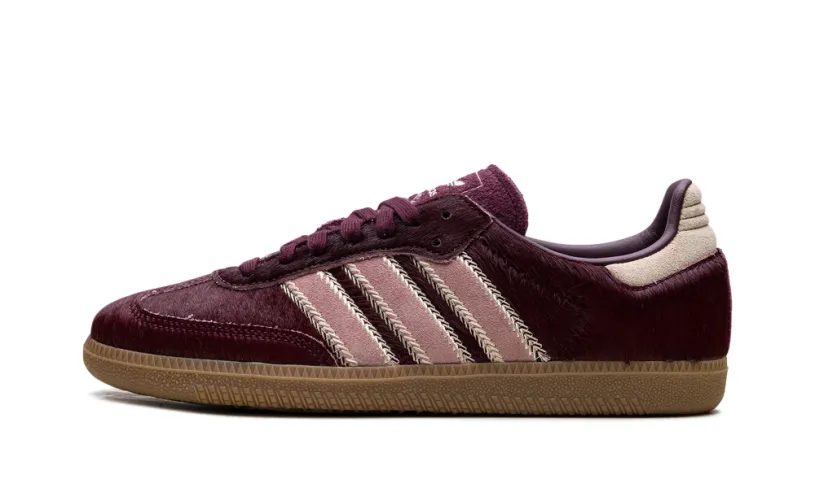 Adidas Samba Samba OG WMNS 'Maroon Sand Strata Pony'
