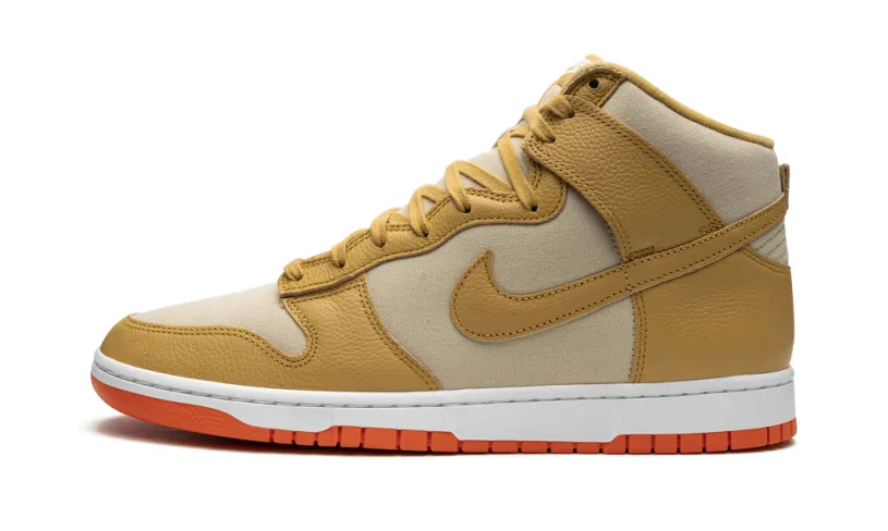 Nike Dunk Dunk High 'Gold Canvas' 