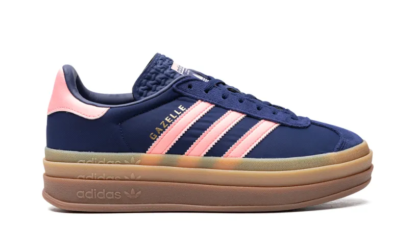 Adidas Gazelle Gazelle Bold WMNS 'Dark Blue Pink Spark' 