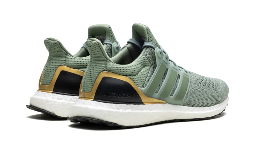 More Adidas Shoes Ultra Boost 1.0 'Silver Green Gold Metallic'