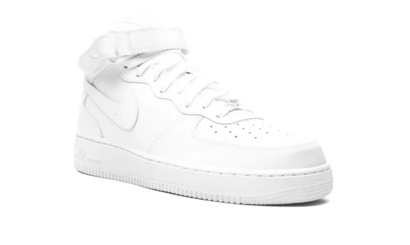 Nike Lifestyle Air Force 1 Mid '07 'Triple White'