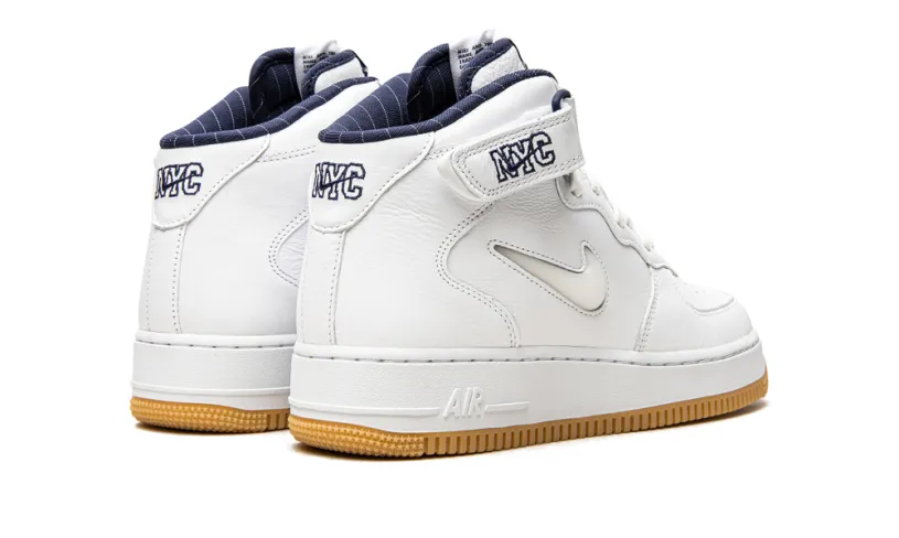 Nike Lifestyle Air Force 1 Mid Jewel QS 'NYC - Yankees'