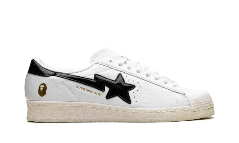 Adidas Superstar Superstar Vintage 'A Bathing Ape - White Black' 