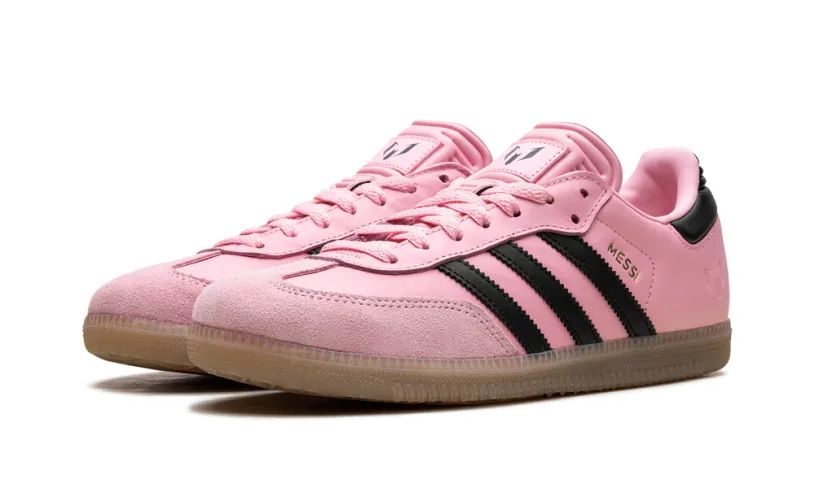 Adidas Samba Samba Indoor GS 'Messi Light Pink Black' 
