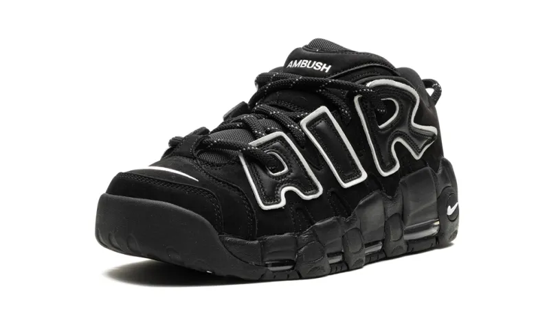 Nike Basketball Air More Uptempo Low 'AMBUSH - Black White' 