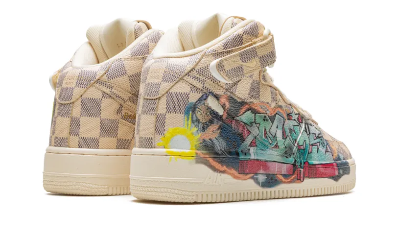 Nike Lifestyle Louis Vuitton Air Force 1 Mid 'Virgil Abloh - Graffiti' 