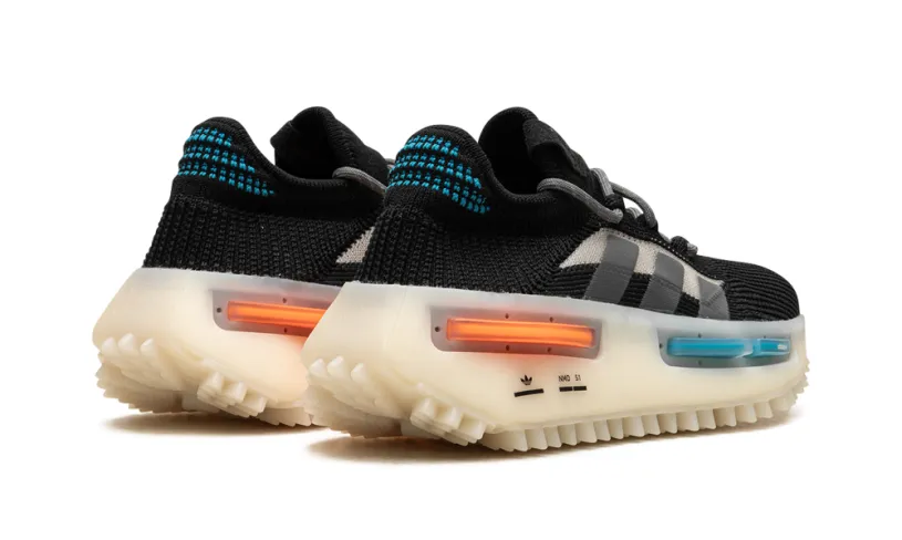 Adidas NMD NMD S1 'Core Black   Blue   Orange' 