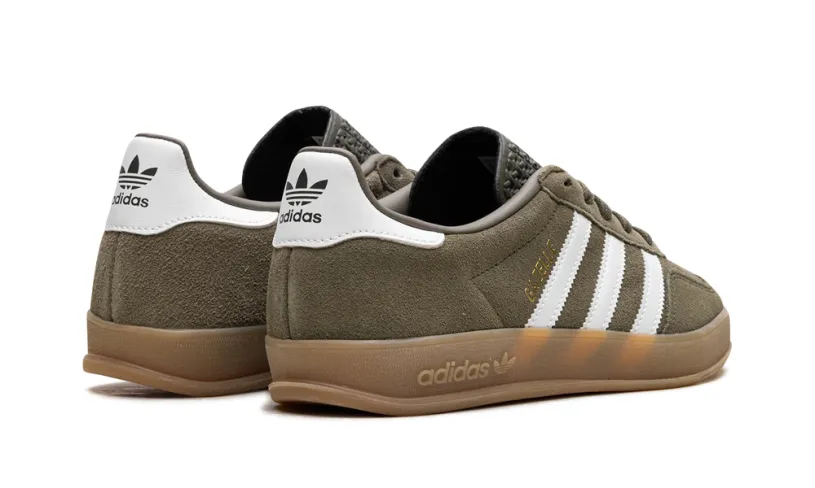 Adidas Gazelle Gazelle Indoor 'Olive Strata Cloud White Gum' 