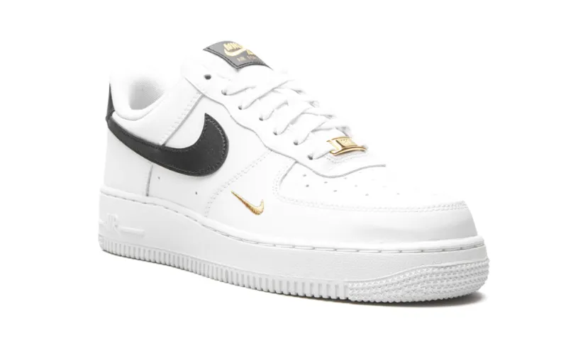 Nike Lifestyle AIR FORCE 1 LO ESSENTIAL MNS WMNS 'White   Black   Gold' 