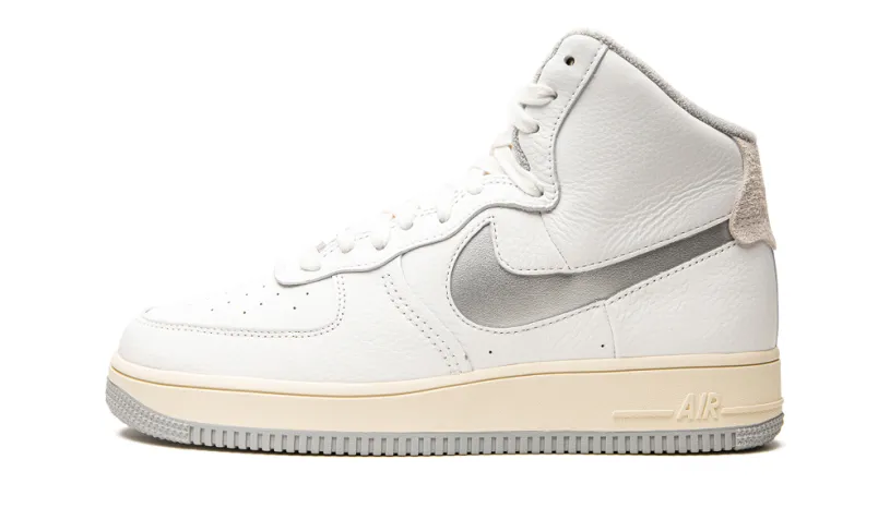 Nike Lifestyle AIR FORCE 1 HIGH SCULPT MNS WMNS 'White   Silver' 