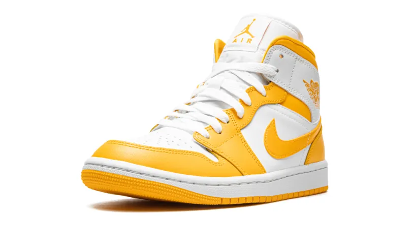 Air Jordan 1 JORDAN 1 MID WMNS 'White   University Gold' 