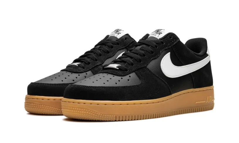 Nike Lifestyle Air Force 1 '07 LV8 'Black Suede' 