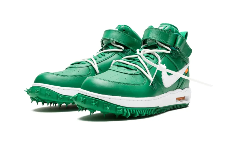 Nike Lifestyle Air Force 1 Mid 'Off-White - Pine Green'