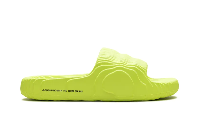 More Adidas Shoes Adilette 22 Slides 'Solar Yellow' 