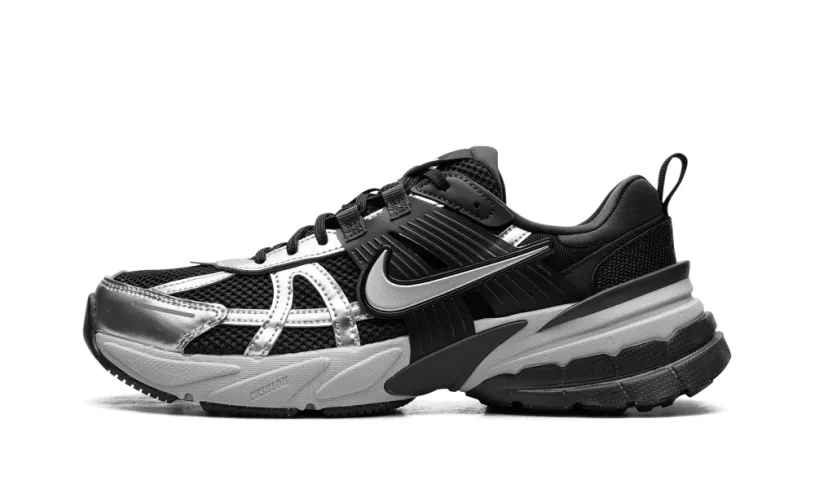Nike Lifestyle V2K Run WMNS 'Black Metallic Silver' 