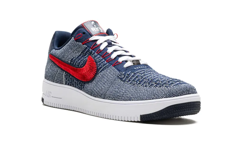 Nike Lifestyle Air Force 1 Ultra Flyknit Low 'Patriots Robert Kraft Wolf Grey' 