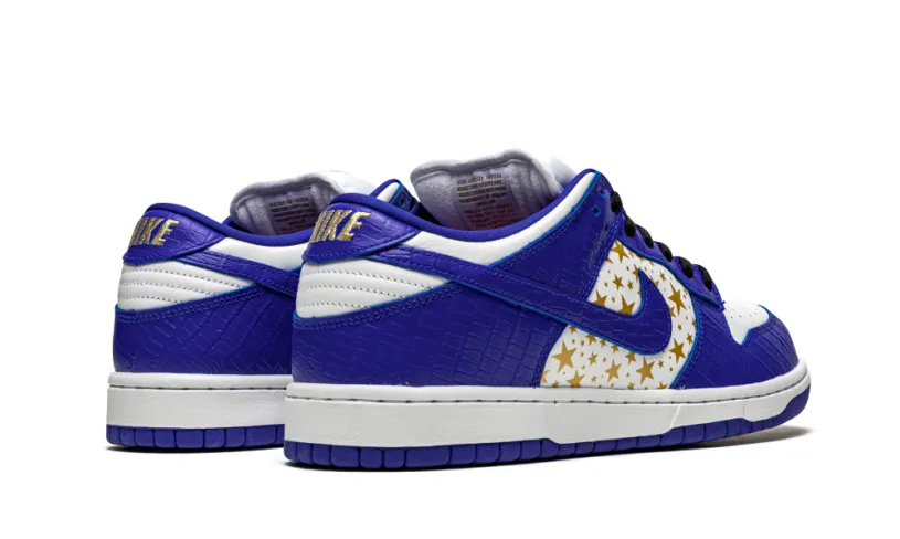 Nike Basketball SB Dunk Low 'Supreme - Stars - Hyper Blue' 