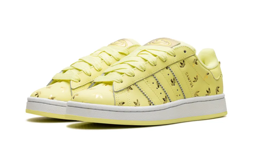 Adidas Campus Campus 00s WMNS 'Allover Debossed Trefoils-Pulse Yellow' 