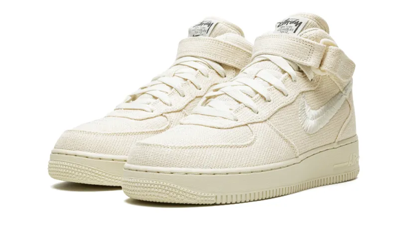 Nike Lifestyle Air Force 1 Mid 'Stussy - Fossil'