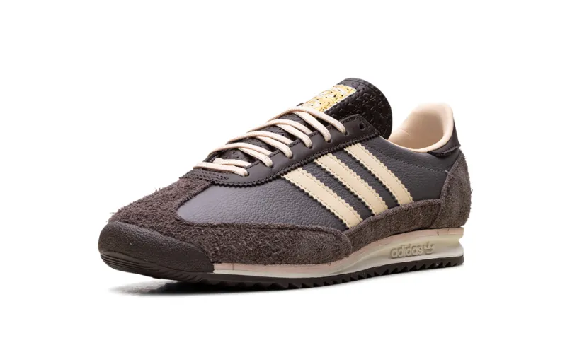More Adidas Shoes SL 72 OG WMNS 'Charcoal Crystal Sand Brown' 