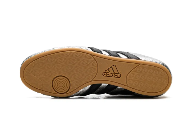 More Adidas Shoes Taekwondo WMNS 'Silver Metallic Black' 