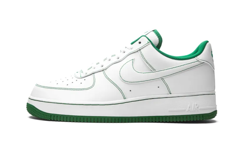 Nike Lifestyle Air Force 1 Low '07 'Contrast Stitch - White   Pine Green' 