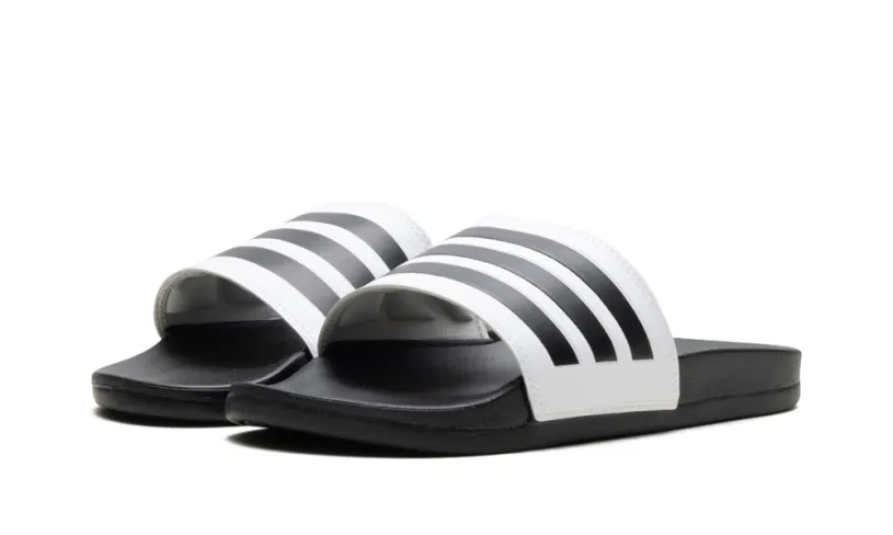 More Adidas Shoes Adilette Comfort Slides 'Cloud White Core Black' 