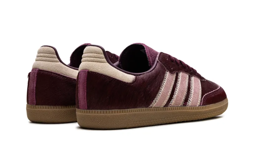 Adidas Samba Samba OG WMNS 'Maroon Sand Strata Pony' 