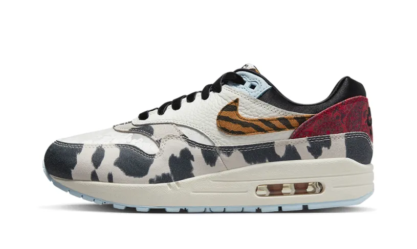 Nike Air Max AIR MAX 1 '87 MNS WMNS 'Tiger Swoosh Cow Print' 