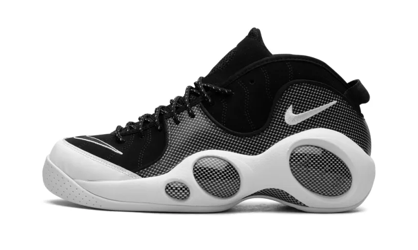 Nike Basketball Air Zoom Flight 95 'OG Black Metallic Silver (2022)' 