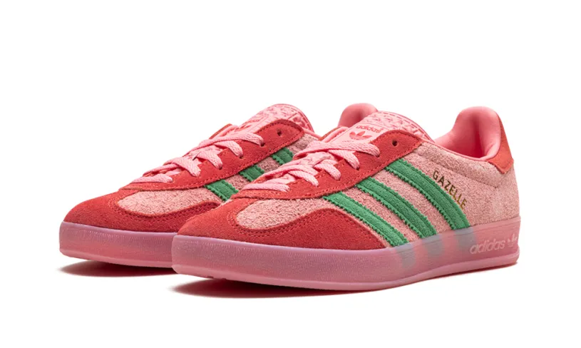 Adidas Gazelle Gazelle Indoor WMNS 'Semi Pink Spark Preloved Scarlet'