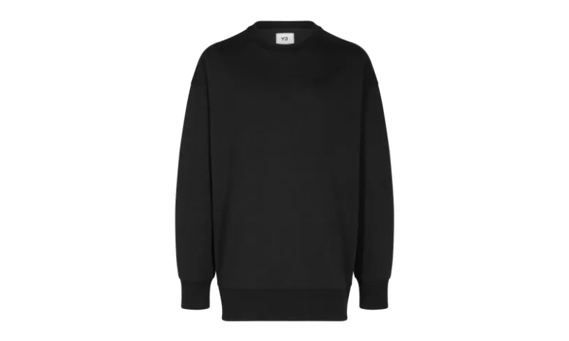 Adidas Y-3 Y-3 STP Terry Crew Sweatshirt 'Black' 