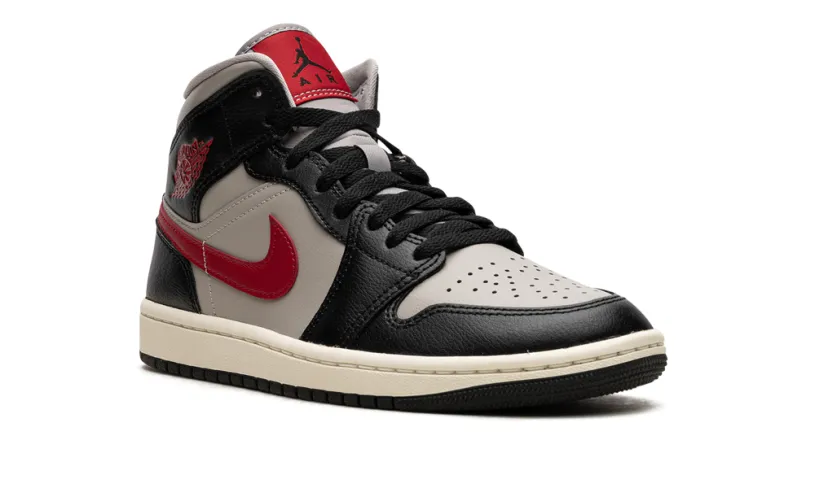 Air Jordan 1 AIR JORDAN 1 MID WMNS 'Black   Gym Red   College Grey' 