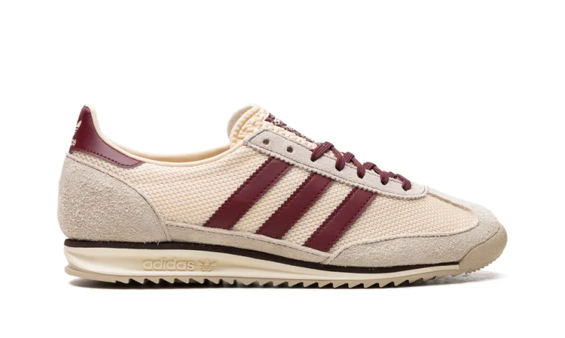 More Adidas Shoes SL 72 OG WMNS 'Beige   Burgundy' 