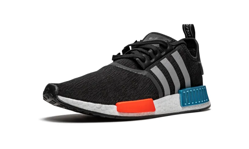 Adidas NMD NMD_R1 'Black   Silver   Solar Red' 