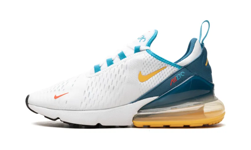 Nike Air Max Air Max 270 'White Industrial Blue Citron Pulse' 