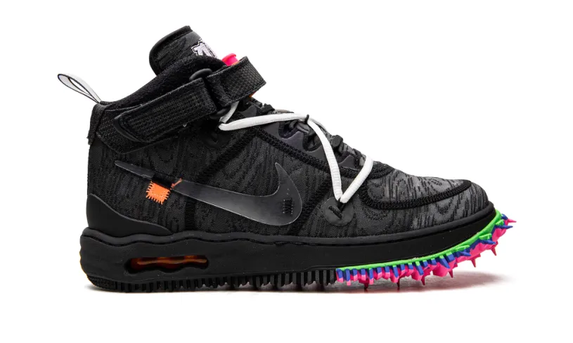 Nike Lifestyle Air Force 1 Mid 'Off-White - Black' 